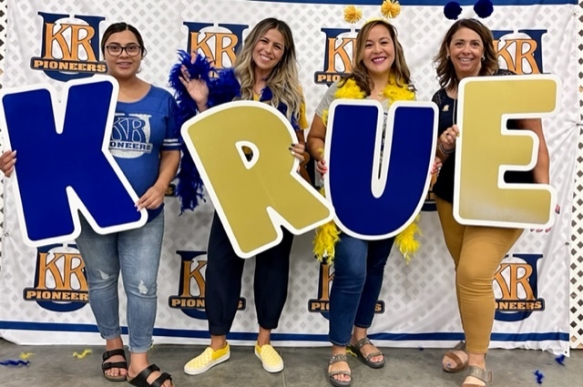 Office Staff and Admin in school spirit