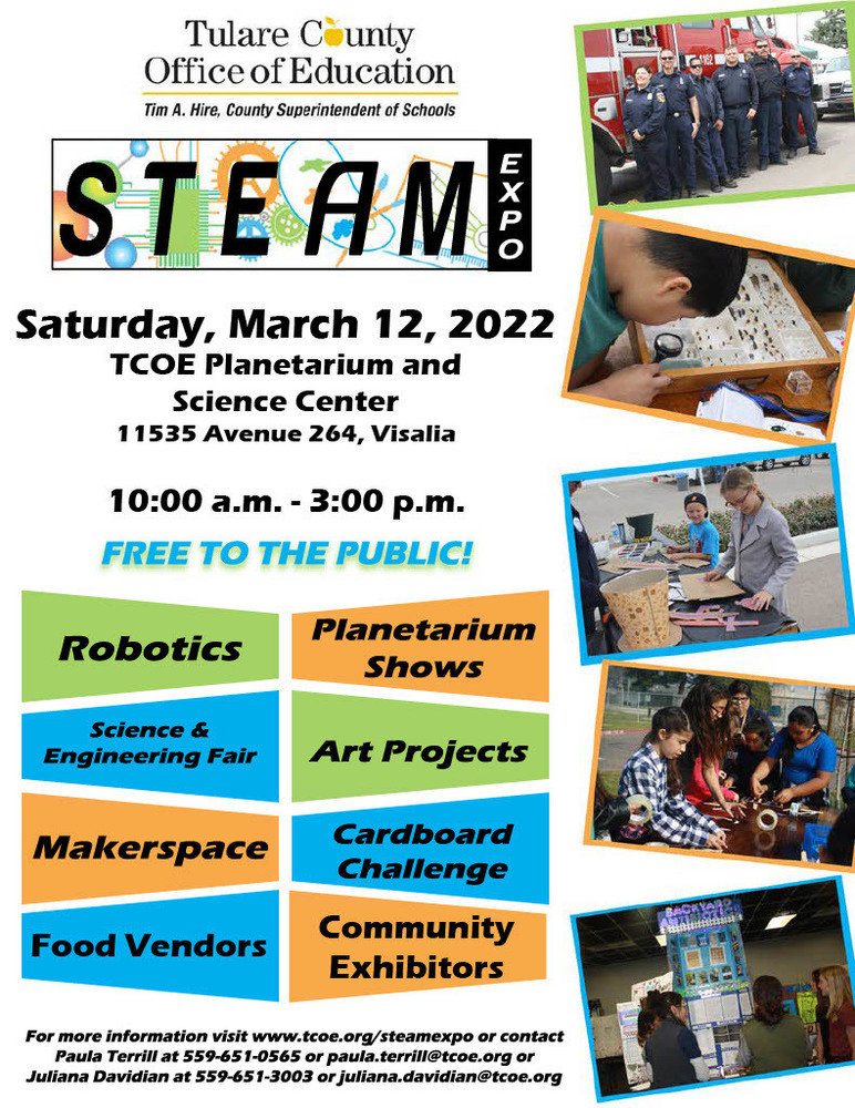 TCOE Steam Expo Flyer