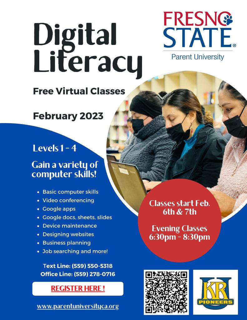 Digital Literacy Flyer