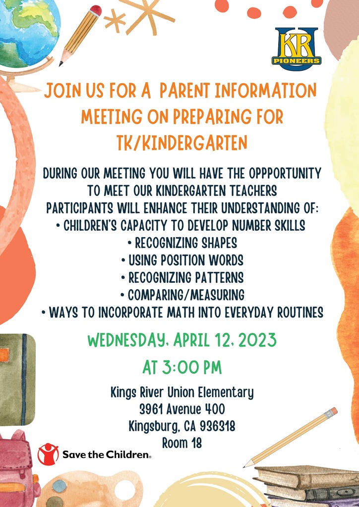 TK/K Parent Meeting